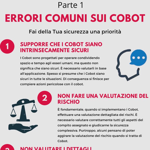 Errori comuni Sui Cobot parte1