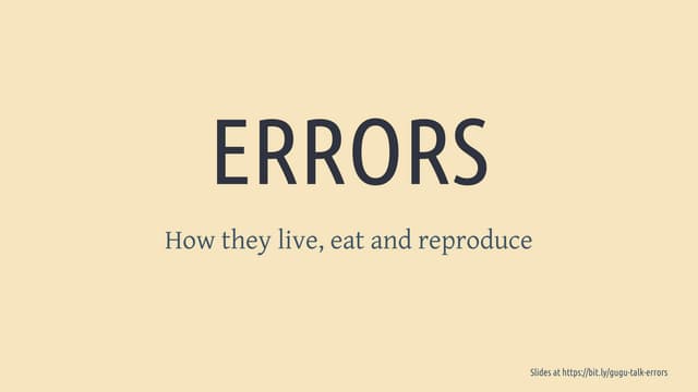 Errors