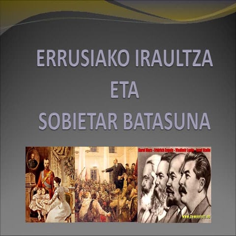 Errusiako Iraultza eta Sobiertar Batasuna