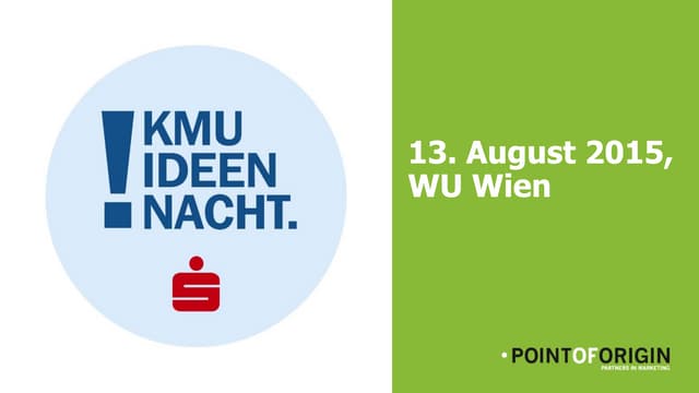 KMU-Ideen-Nacht: Inspiration für ne...