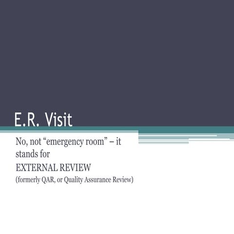 Er visit