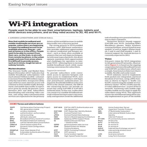 Er Wi Fi Integration Ericsson Info Tech Middle East