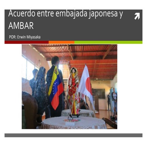 Erwin Miyasaka: Acuerdo entre embajada japonesa y AMBAR