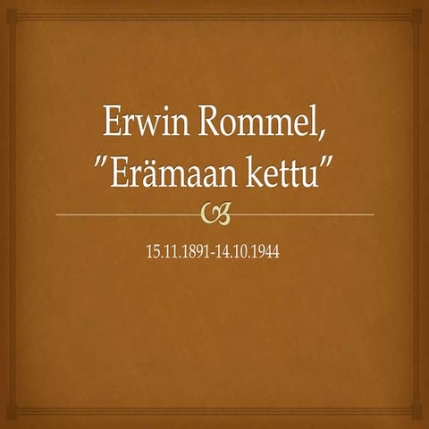 Erwin rommel,3 | PPTX