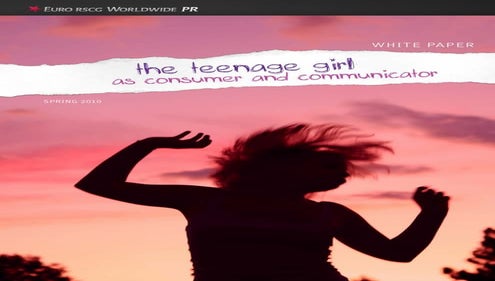 The Teenage Girl as Consumer and Communicator