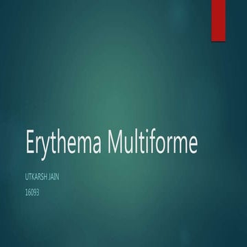 Erythema multiforme