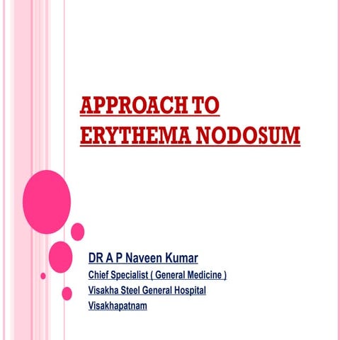 Erythema nodosum