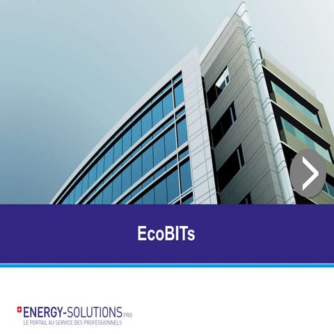 ES.PRO EcoBITS - Efficacité énergétique du système de chauffage