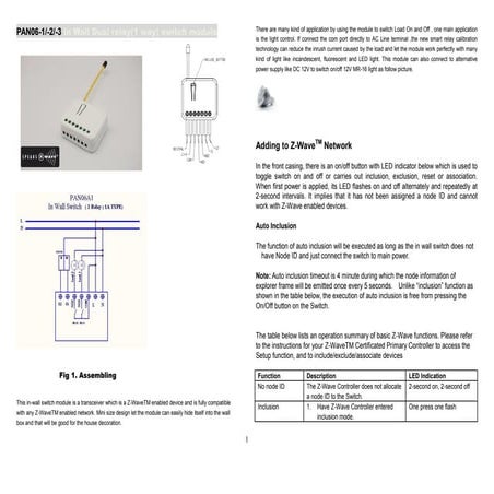 Philio_pan06_User manual | PDF
