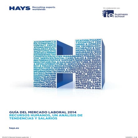 GUÍA DEL MERCADO LABORAL 2014 - RECURSOS HUMANOS