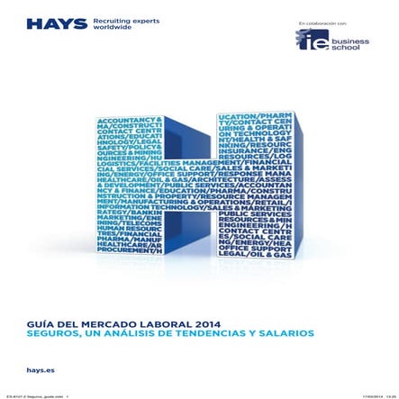 GUÍA DEL MERCADO LABORAL 2014 - SEGUROS