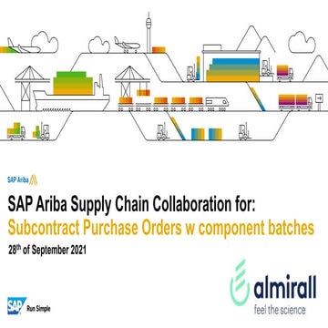 Almirall-SAP Ariba SCC Subcon Demo