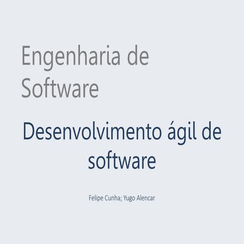 Es   capítulo 3  -  desenvolvimento ágil