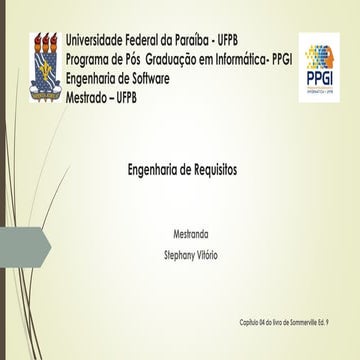 Es   capítulo 4  - engenharia de requisitos