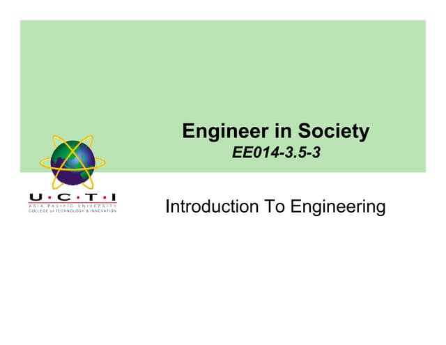 Es   l1 - introduction to engineering