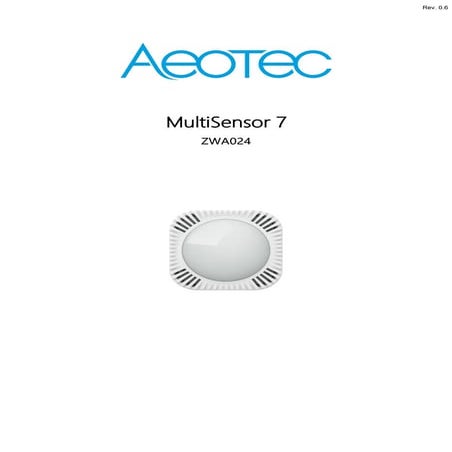 Aeotec Multisensor 7 Manual