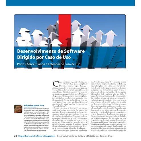 Es 02   desenvolvimento de software dirigido por casos de uso - parte i