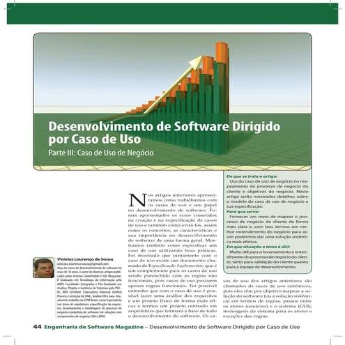 Es 04   desenvolvimento de software dirigido por casos de uso - parte iii