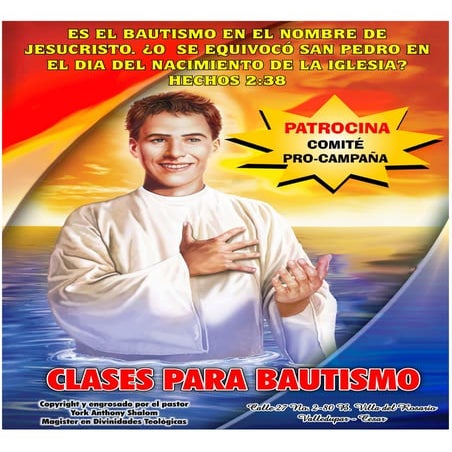 ES EL BAUTISMO EN EL NOMBRE DE JESUCRISTO