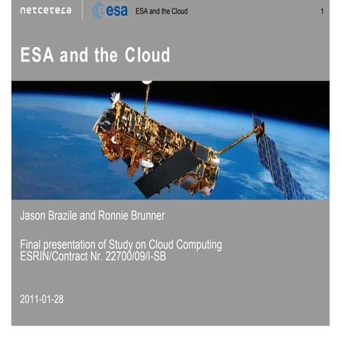 ESA and the Cloud
