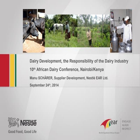 Dairy Development, the Responsibility of the Dairy Industry-Manu SCHÄRER