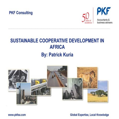 SUSTAINABLE COOPERATIVE DEVELOPMENT IN AFRICA | PPT