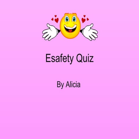 Esaftey Quiz