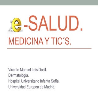eSalud. Medicina y TICs.