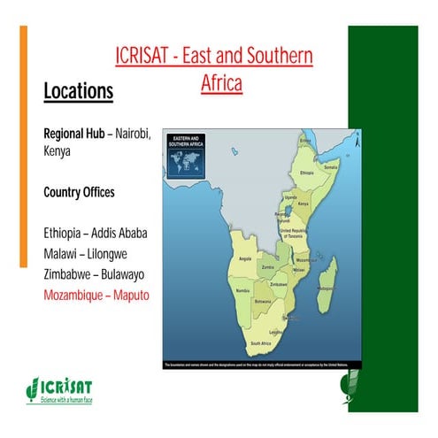 ICRISATEast and Southern Africa Overview