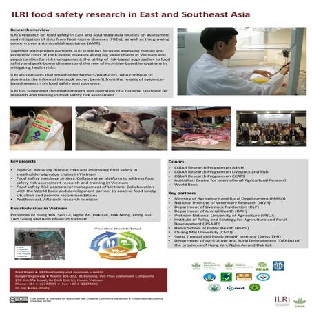  ILRI food safety research in East and Southeast Asia