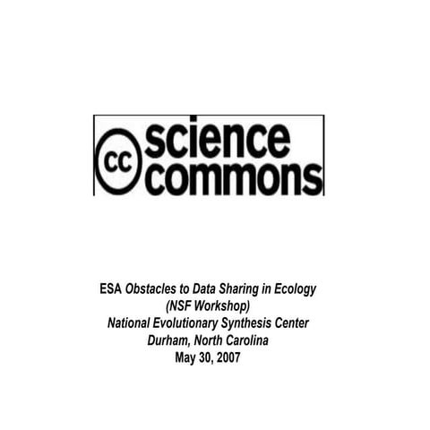 ESA Science Commons