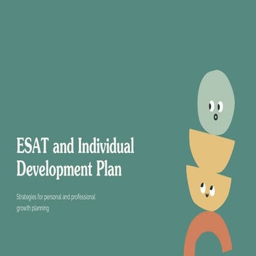 Individual Development Plan (IDP) Template | PPTX