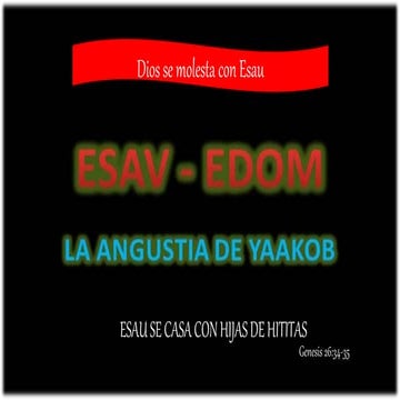 Esau se casa con hijas de Hititas.pptx