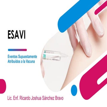 ESAVI- curso de inmunizaciones- enfermeria | PPTX