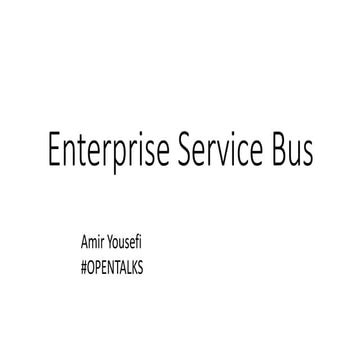Enterprise Service Bus interview