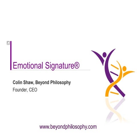 Emotional Signature Webinar