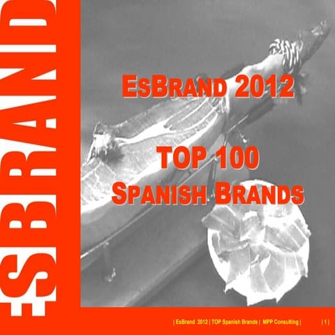 EsBrand 2012 - TOP 100 Spanish Brands