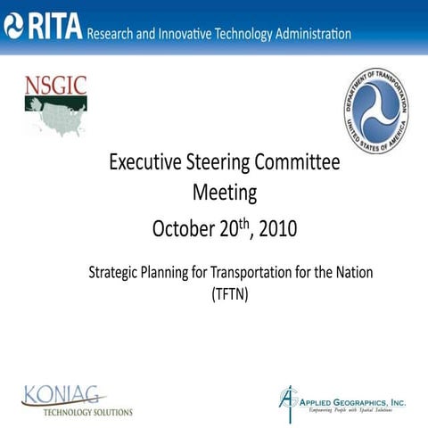 TFTN Executive Steering Committee (10-20-2010)