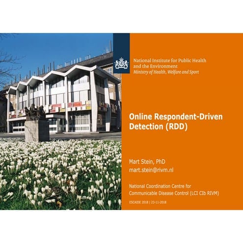 Online Respondent-Driven Detection (RDD)