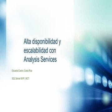 Escalabilidad Analysis Services 2012