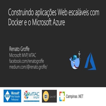 Construindo aplicações Web escaláveis com Docker e o Microsoft Azure - Azure ...