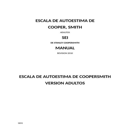 Coopersmith test de_autoestima completo | DOC