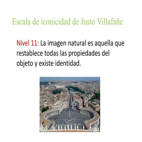 Escala de iconicidad de Justo Villafañe 2
