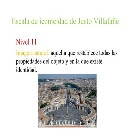 Escala de iconicidad de Justo Villafañe 21