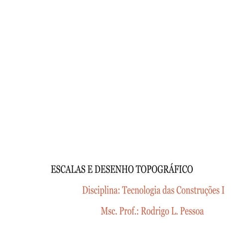 Escalas projetos | PPT