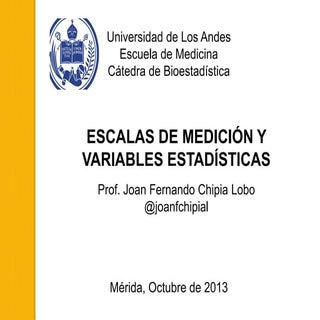Tipos de escalas y variables estadí...