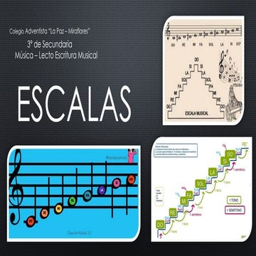 La escala musical ascendente y descendente | PPTX
