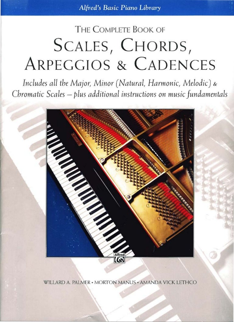 Escalas acordes arpegios cadencias piano