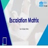 Escalation Matrix Powerpoint Presentation Slides