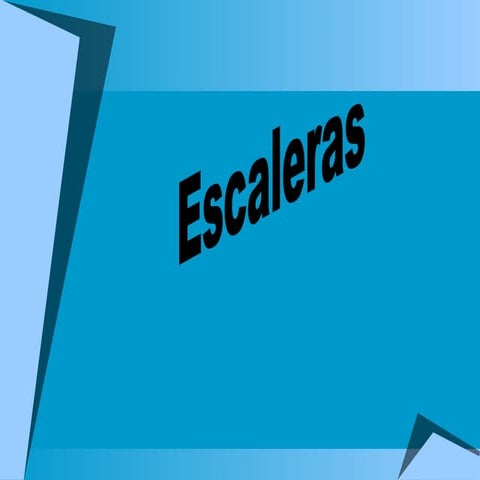 Escaleras